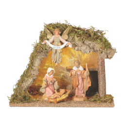 5 Inch Scale 4-PC Figure Set with LED Italian Stable - Estimated Availability May 2025